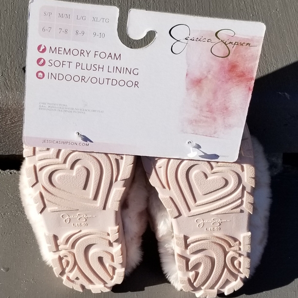 Jessica Simpson Fur Clog Slipper Shoes - Picture 5 of 6